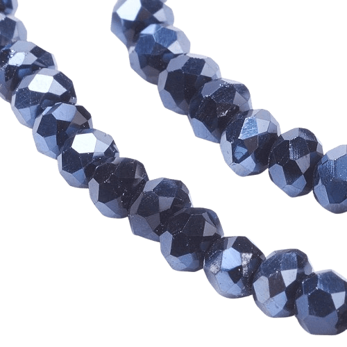 2mm Black AB Mini Rondelles