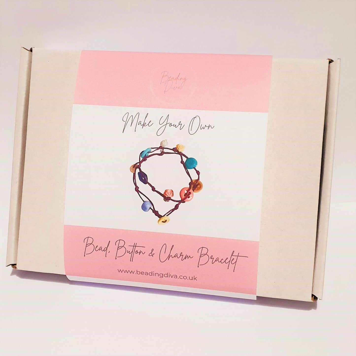 Make Your Own Cord Bead, Button and Charm Bracelet image 2