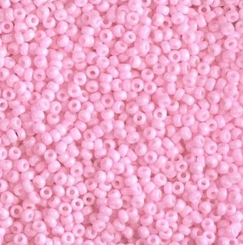 Pink Opaque Miyuki Seed Beads image 0