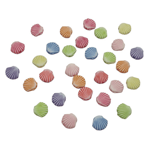 Pastel Shell Beads image 0