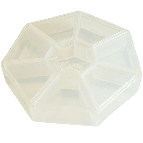 Seven Compartment Bead Storage Container