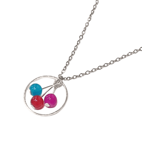 Trio Drop Beaded Necklace