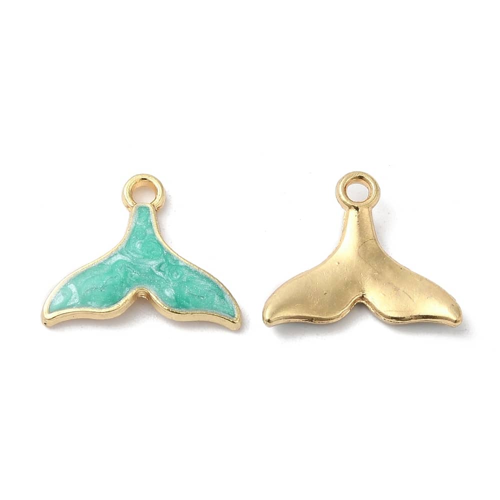 Enamel Mermaid Tail Charm