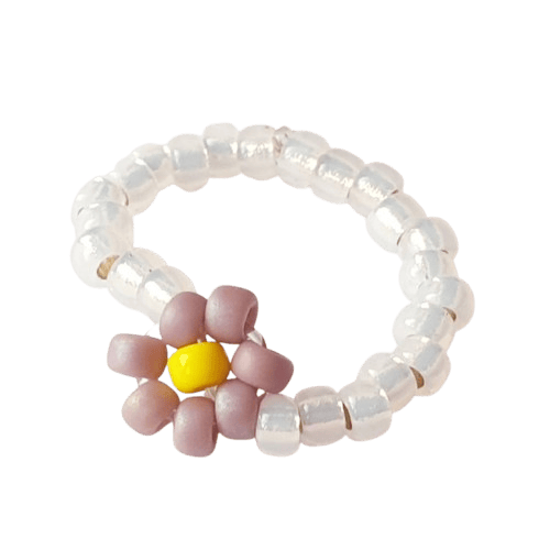 Beaded Daisy Ring