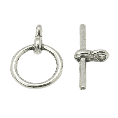 Antique Silver Toggle Clasp