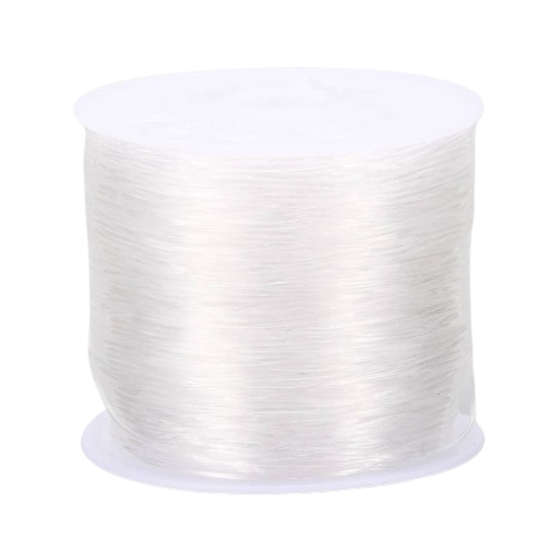Clear elastic thread, 0.6mm 85m