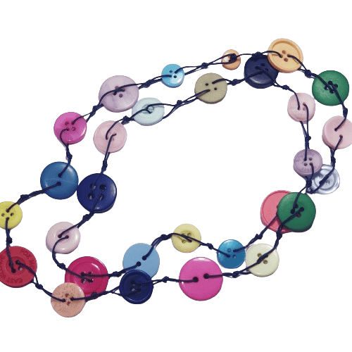 Make Your Own Cord Button Necklace image 1