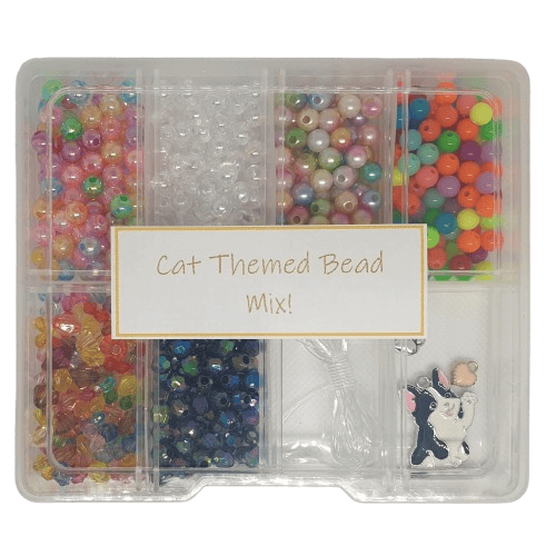 Children's Cat Themed Bead Mix image 1