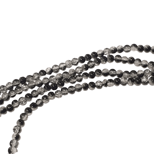 Glass Crackle Beads 6mm image 2