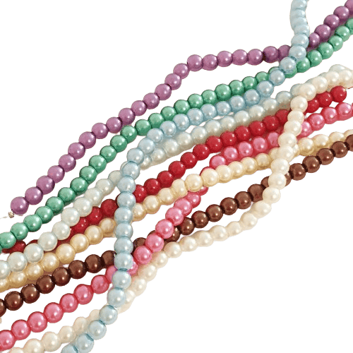 6mm Glass Pearl Beads image 0