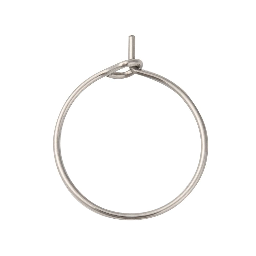 15mm Stainless Steel Hoop Earrings