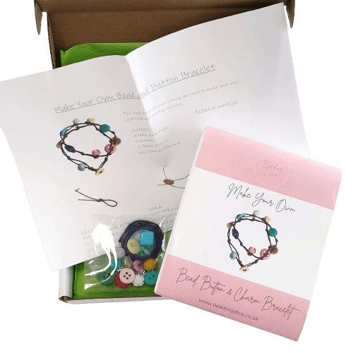 Make Your Own Cord Bead, Button and Charm Bracelet image 0