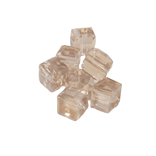Crystal Glass Cube Bead image 1