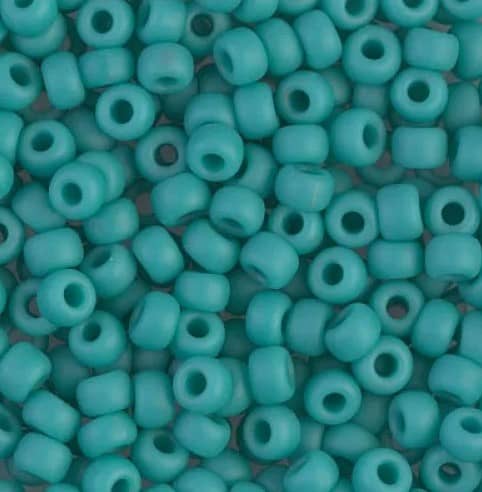 Matte Turquoise Green Opaque Miyuki Seed Beads image 0