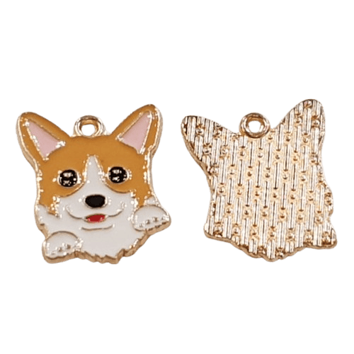 Enamel Dog Charm image 0