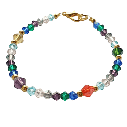 Make Your Own Bicone Beaded Bracelet image 1