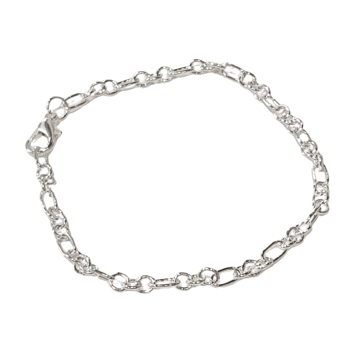 Silver plated bracelet chain image 0
