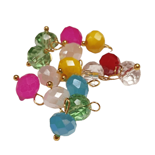 Glass Beads on Head pins image 4