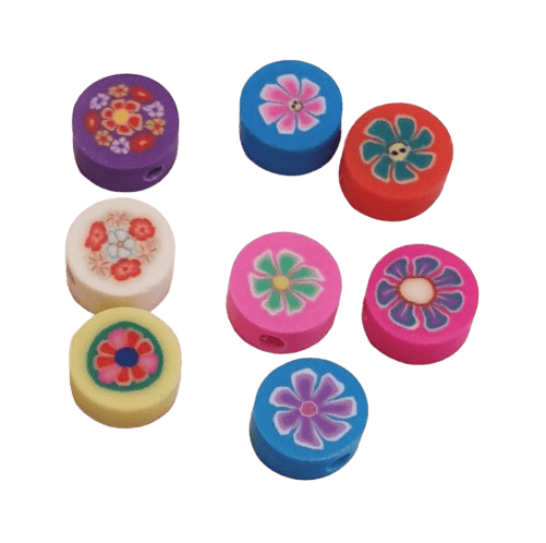 Polymer Flower beads image 0