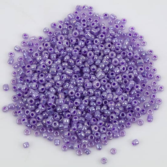 Purple Glass Seed Beads image 0