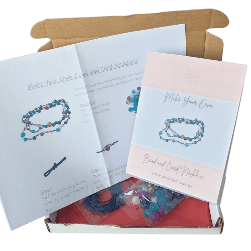 Make Your Own Beaded Cord Necklace image 0