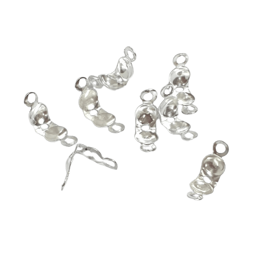 Silver tone callots image 0