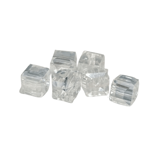 Crystal Glass Cube Bead image 0