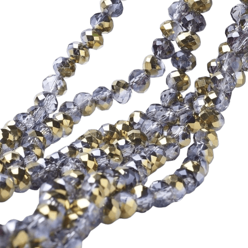 4mm Electroplate Rondelle