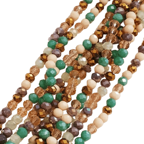 Multicoloured Glass Rondelle Strands image 9