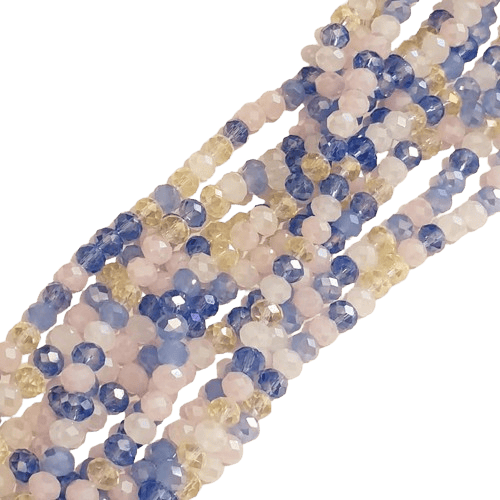 Multicoloured Glass Rondelle Strands image 2