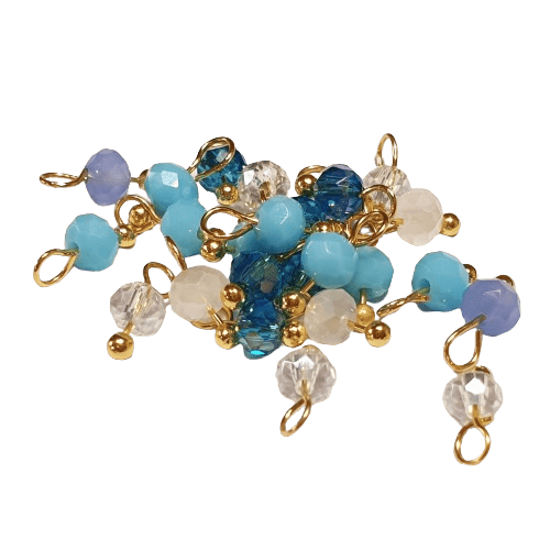 Glass Beads on Head pins image 2