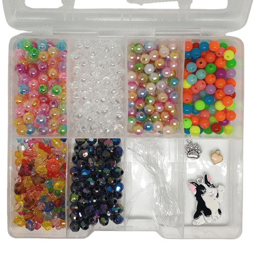 Children's Cat Themed Bead Mix image 0