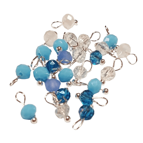 Glass Beads on Head pins image 0