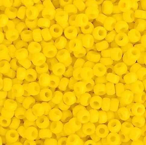 Yellow Opaque Miyuki Seed Beads image 0