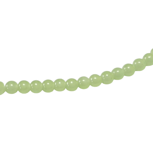 6mm Jade Imitation Glass Beads image 1