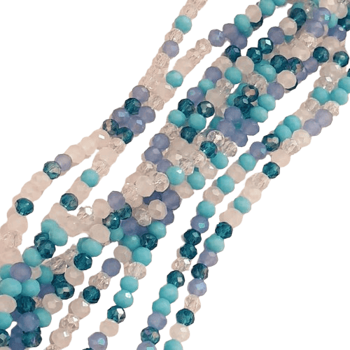 Multicoloured Glass Rondelle Strands image 7