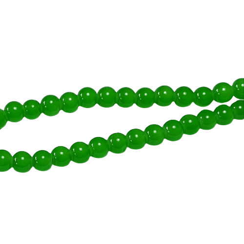 6mm Jade Imitation Glass Beads image 8