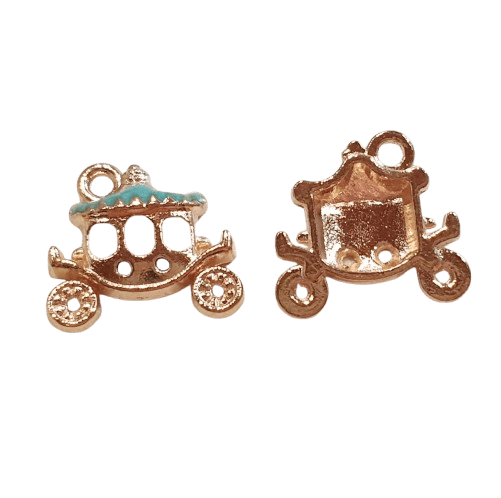 Enamel Carriage Charm image 0