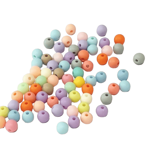 Pastel Round Bead Mix image 0