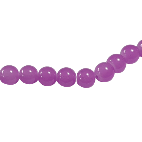 10mm Imitation Jade Round Glass Beads image 3