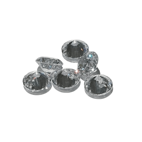 Brilliant White Cubic Zirconia - Various Sizes