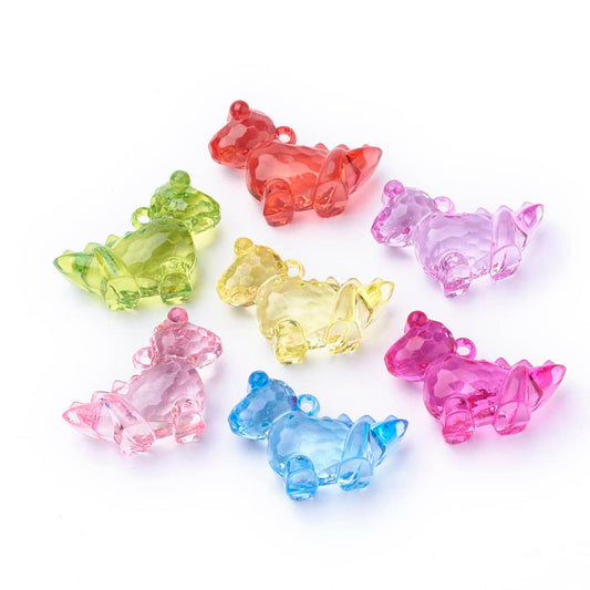 Acrylic Dinosaur Pendant