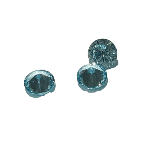 Light Blue Cubic Zirconia - Various Sizes