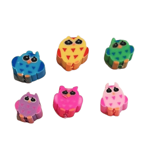Polymer Owl beads image 0