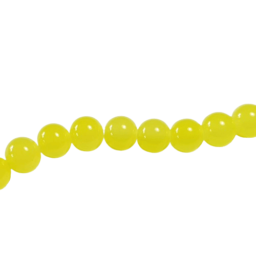 10mm Imitation Jade Round Glass Beads image 1