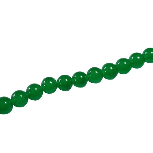 10mm Imitation Jade Round Glass Beads image 8