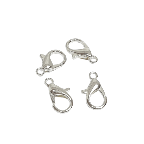 Silver plated lobster clasp image 0