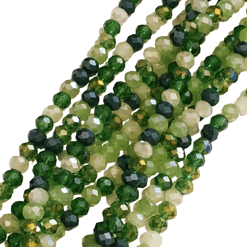 Multicoloured Glass Rondelle Strands image 10