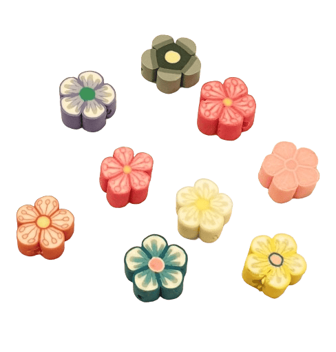 Polymer Flower beads image 0