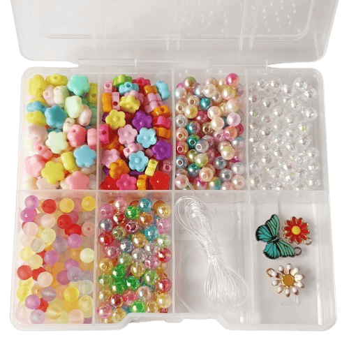 Children's Flower Themed Bead Mix image 0